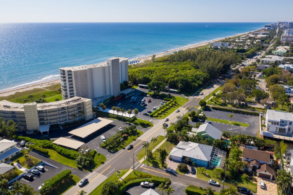 Aerial photos of Boynton Beach Florida